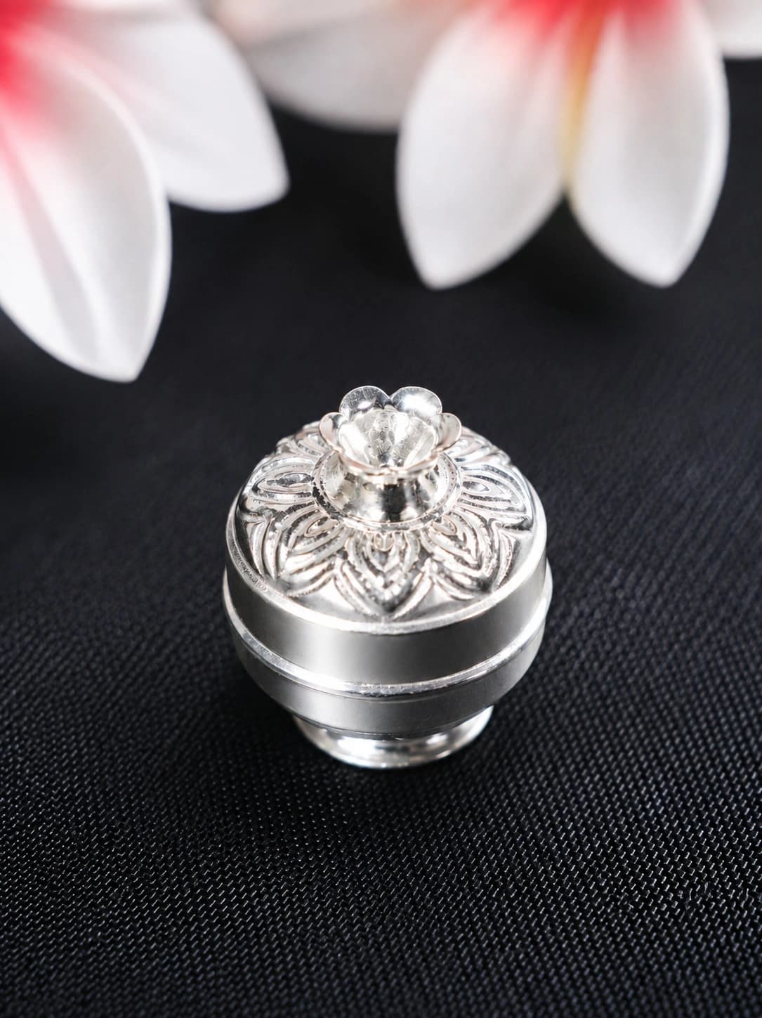 Silver Kumkum Box - 8g